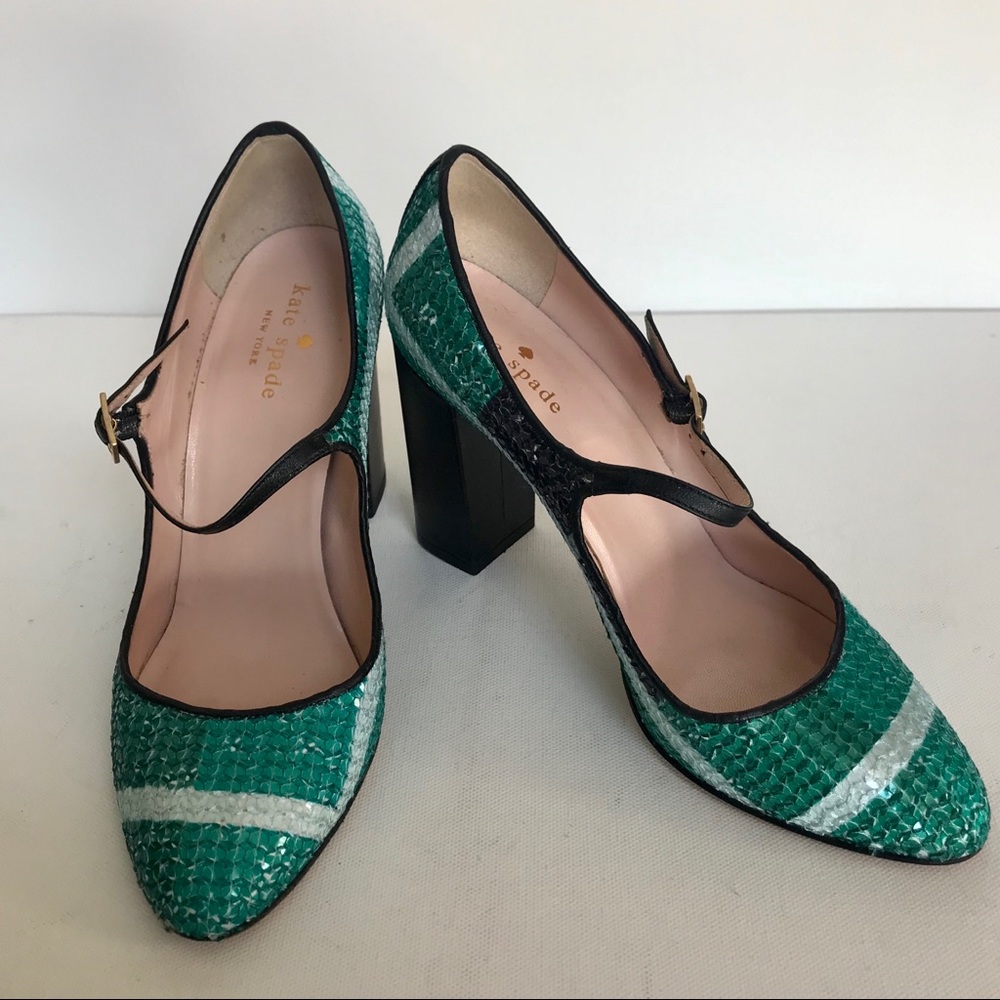 Authentic Kate spade sequins Mary Jane shoes - Picture 5 of 8